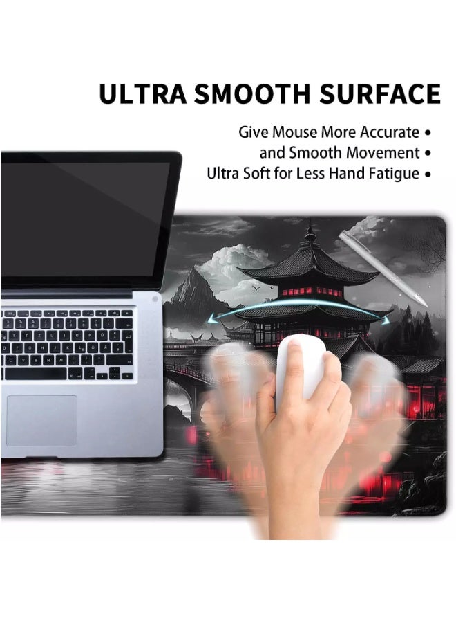 لوحة ماوس ريفرسايد فول مون - مقاس كبير 80 × 30 سم - Image 3